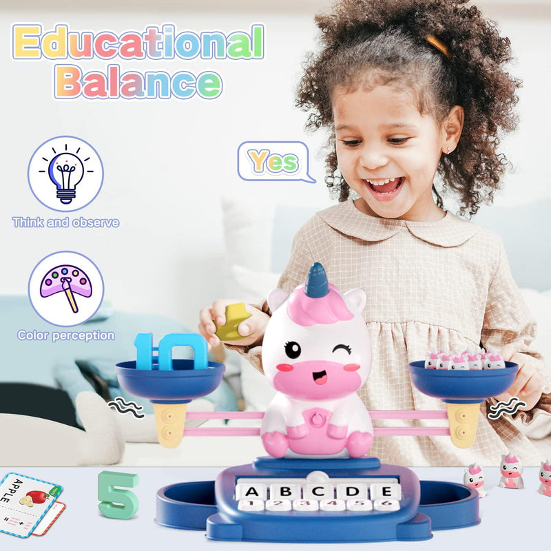 HahaGift Educational Toys for 3-5 Year Old Boy Girl Gifts, Matching Letter  Learning Games Activities, Ideal Christmas Birthday Gift for Toddler Kids