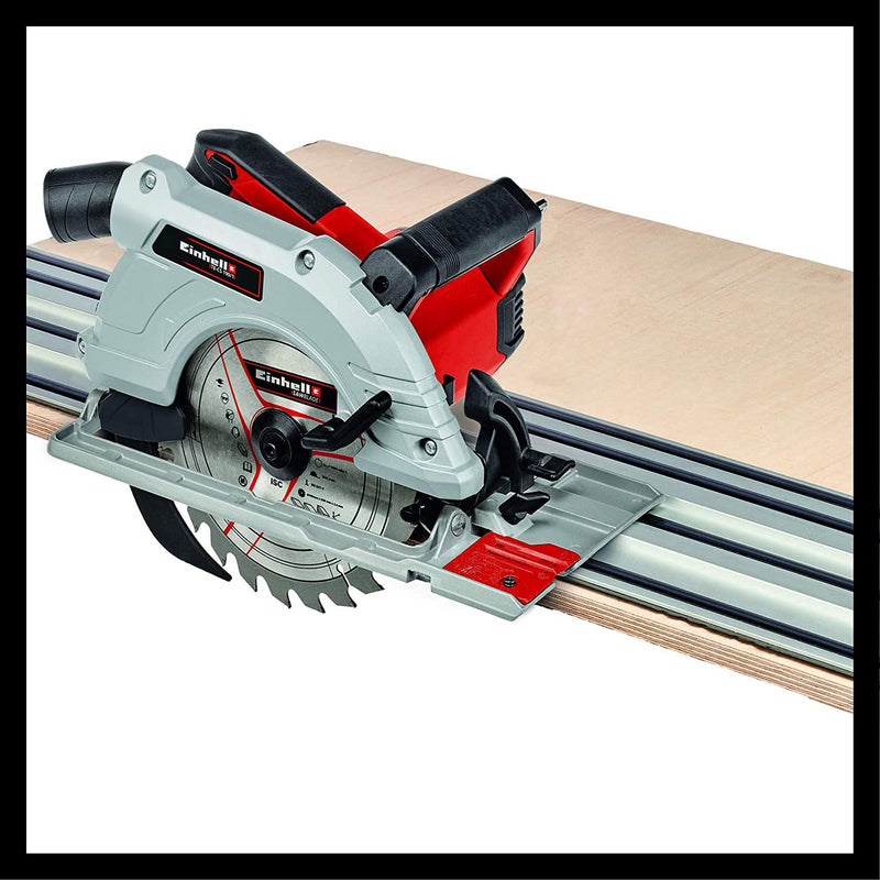 Einhell 4331005 Hand-Held Circular Saw (1500W, 5500 rpm, tool-Free Adjustment, Large Handle, Aluminium Saw Table, Spindle Locking System, Including Carbide-Tipped Saw Blade), 23.3 cm*37.4 cm*24.2 cm