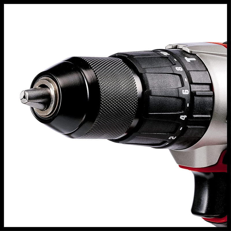 Einhell 4513834 TE-CD 18/2 Li-I Kit 18 V Power X-Change Cordless Hammer Drill, Red