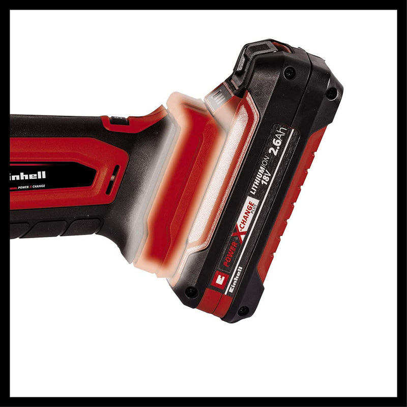 Einhell TC-MG 18 Li Power X-Change 18V Cordless Multi Tool | Oscillating Cutting And Sanding Tool For Wood, Plastic, Metal And Tile | Multitool With Accessories - Battery And Charger Not Included