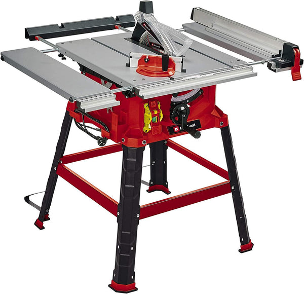 Einhell TC-TS 2225 U Table Saw With Base Frame | Single Bevel Circular Saw (To 45°), Angle Stop (+/- 60°) For Mitre Cuts, Dust Extraction | 2200W Circular Bench Saw With Stand For Woodworking