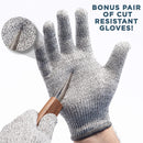 Elemental Tools 9pc Wood Carving Set - Hook Carving Knife, Whittling Knife, And Detail Wood Knife For Spoon, Bowl, Kuksa Cup Or General Woodwork - Bonus Cut Resistant Gloves And Bamboo Gift Box