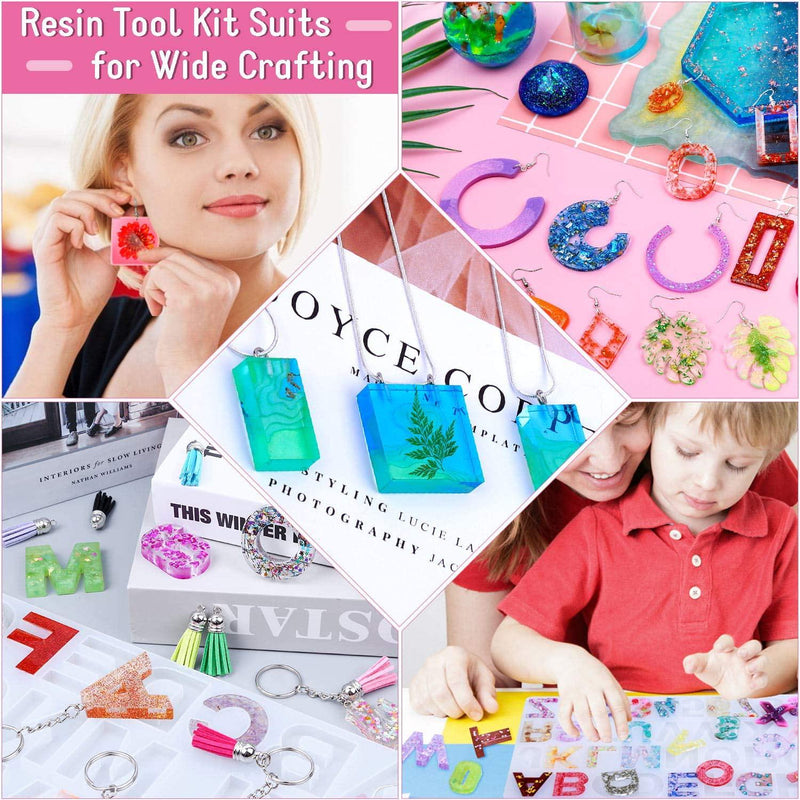 170 Pcs Resin Tool Starter Kit, Epoxy Resin Tools Supplies with Silicone  Sheet
