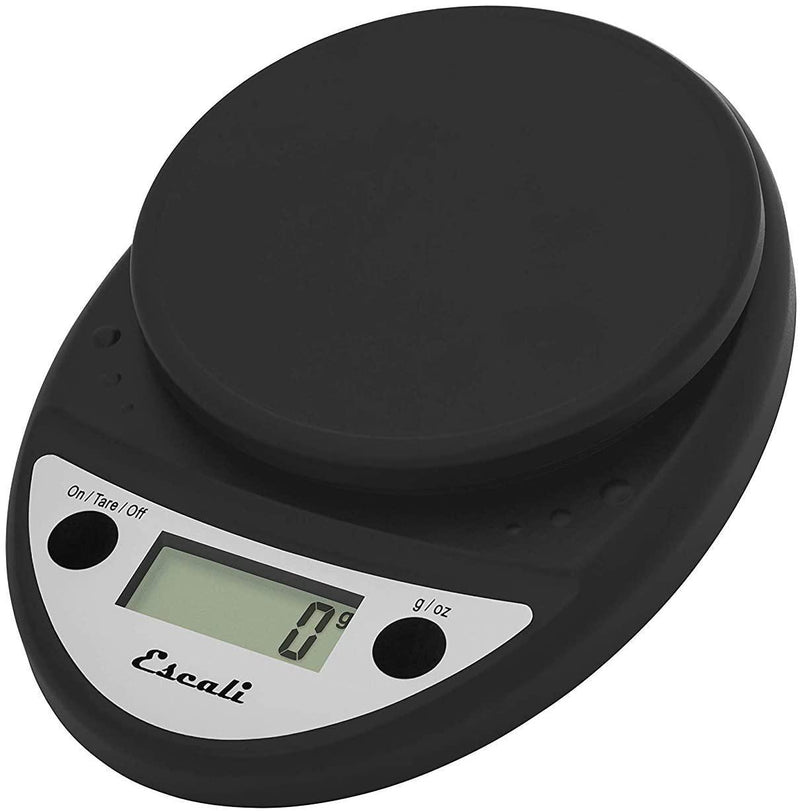 Escali P115CH Primo Digital Kitchen Scale 11Lb/5Kg, Black