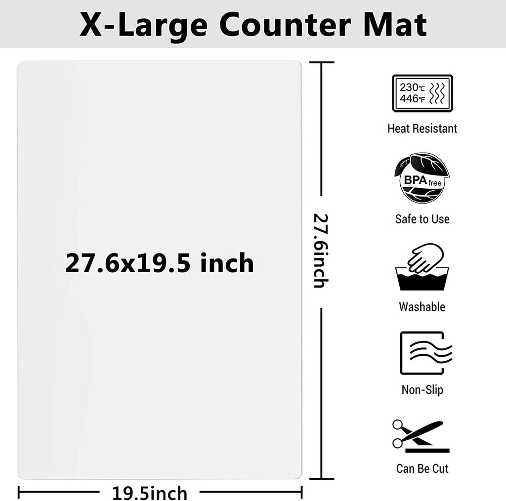 NEW Ewen Silicone Kitchen Counter Mats - 23.6 Diameter Heat