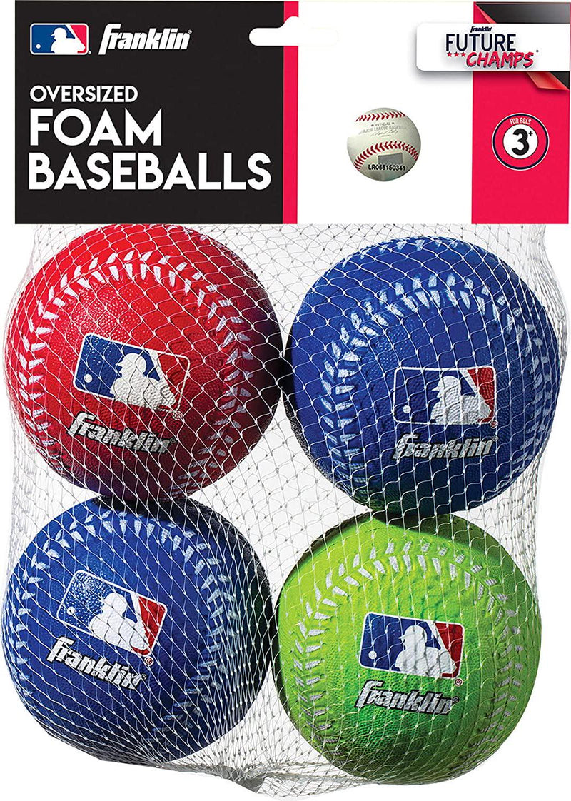 Franklin Sports MLB Oversized Foam Baseball Bat and Ball Set