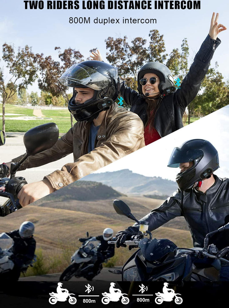 FreedConn Motorcycle Helmet Bluetooth Intercom Kit, TCOM-SC Motorbike