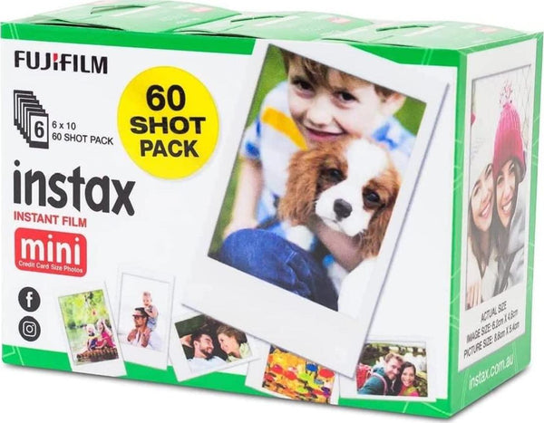 Fujifilm instax mini Film, White (60 pack)