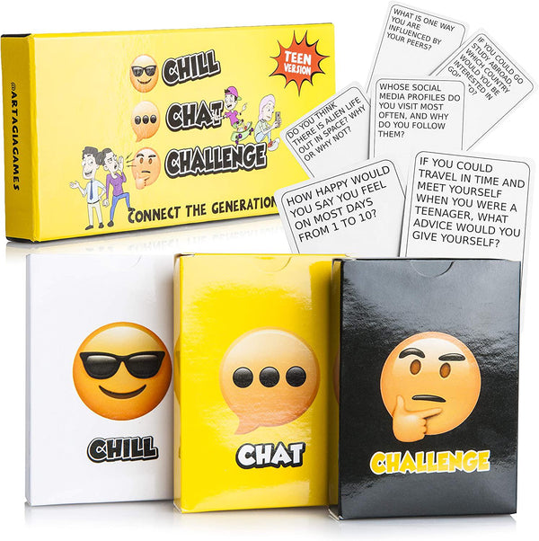Fun Social Skills and Therapy Game: CBT Therapeutic Family Game for Meaningful Conversations and Open Communication Between Adults and Teenagers Leading to Better Relationships. Great Counseling Tool