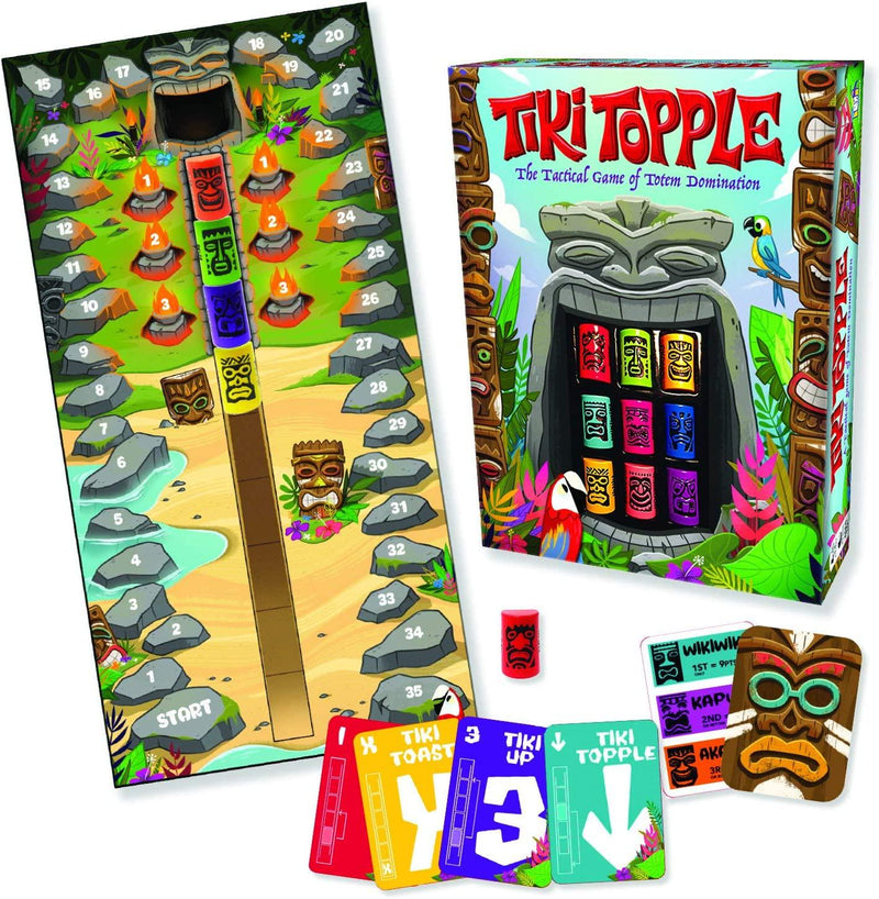 Gamewright 7118 Tiki Topple Tactical Game Board Game, 5