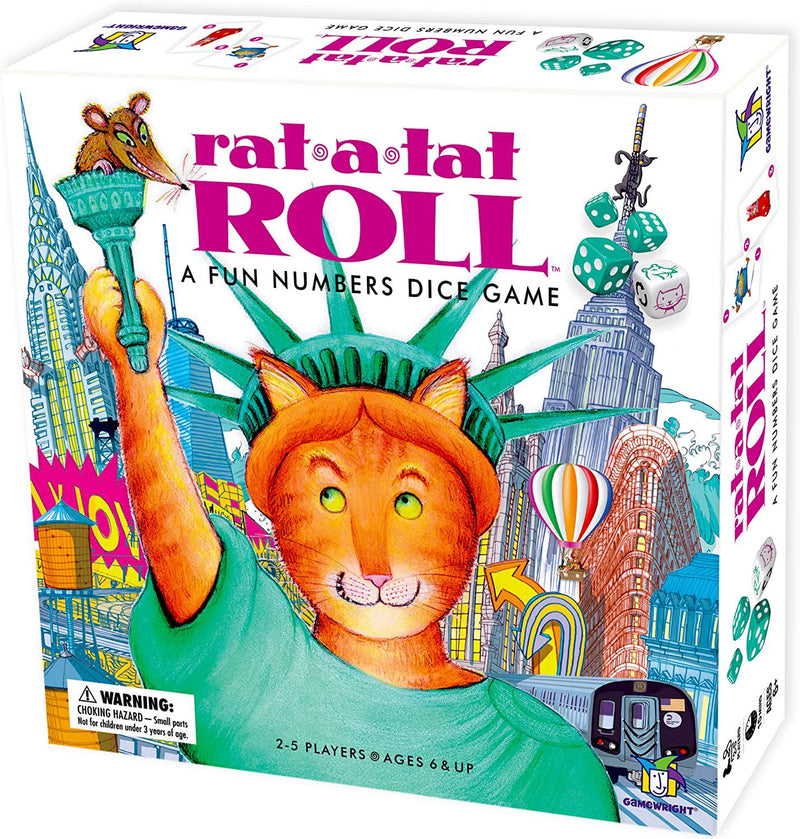 Gamewright Rat A Tat Roll Board Game, 5