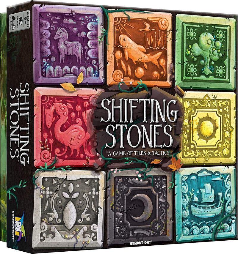 Gamewright Shifting Stones A Visual, Decision-Making Family Strategy Game of Tiles, Cards, and Tactics for Ages 8 and up