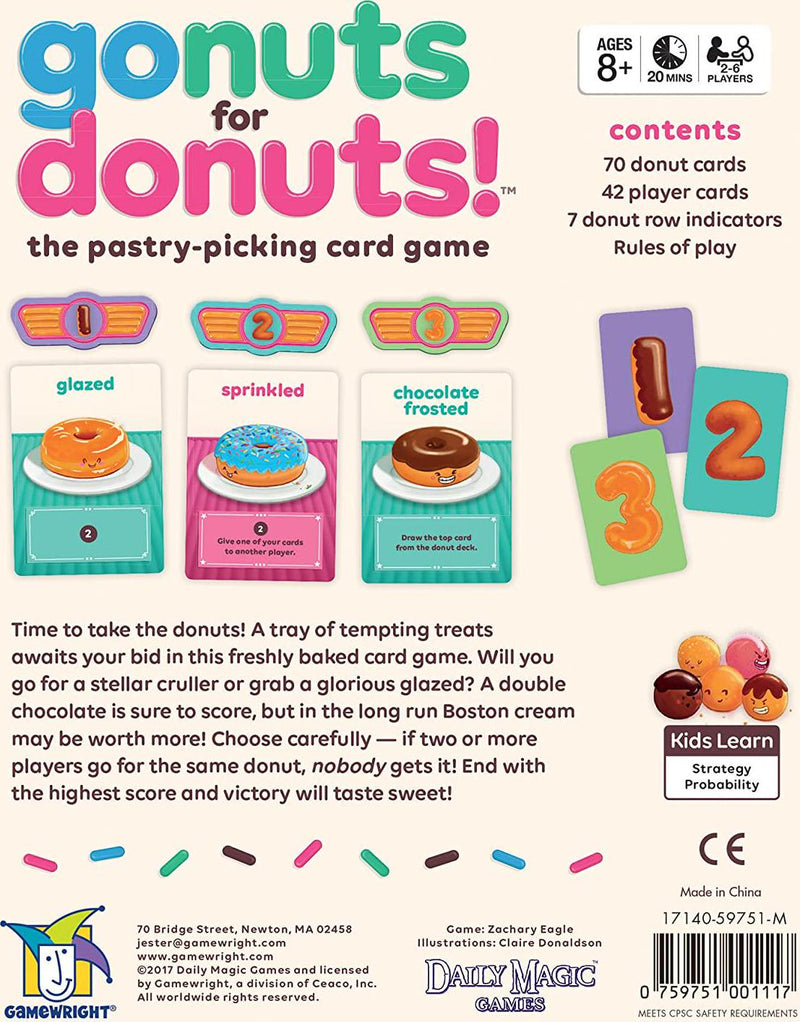 Go Nuts for Donuts Card Game
