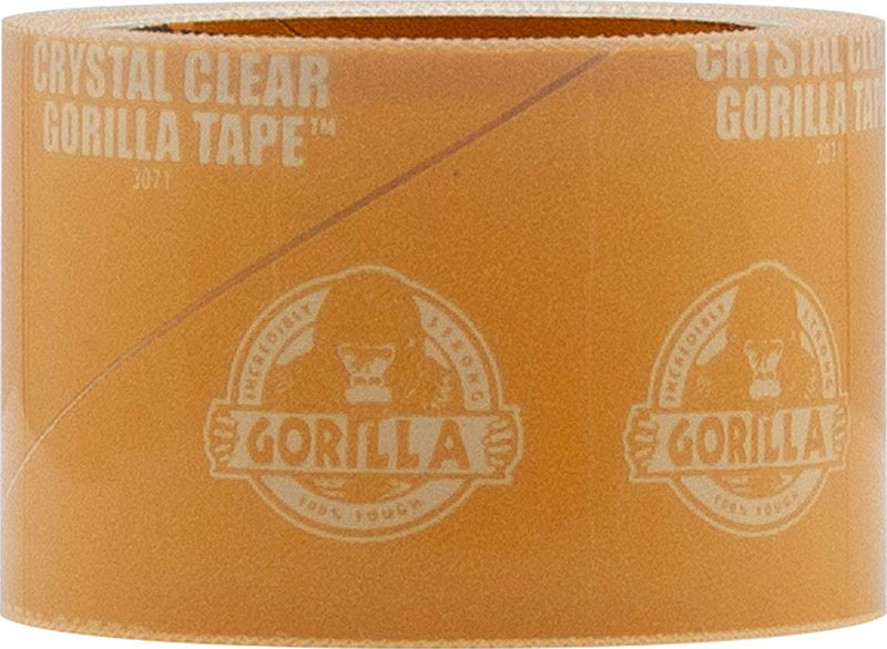 Gorilla 6015002 Tape, Crystal Clear Duct Tape, 1.88 x 5 yd, Clear