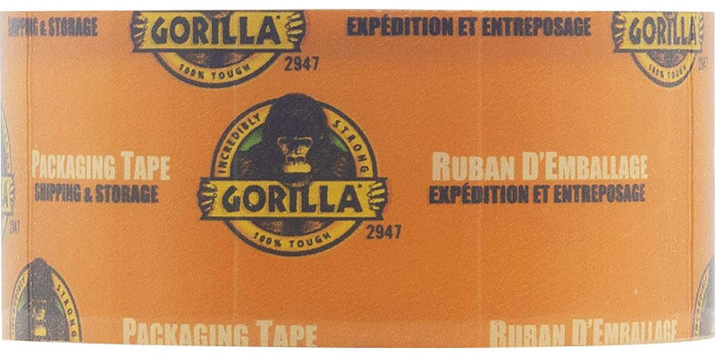 Gorilla Heavy Duty Large Core Packing Tape for Moving, Shipping and Storage, 1.88 x 40 yd, Clear, (Pack of 1)