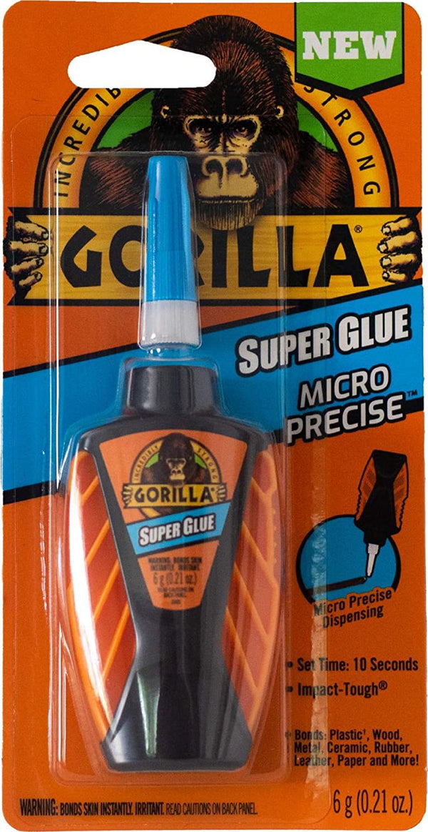 Gorilla Micro Precise Super Glue, 6g