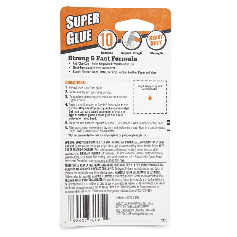 Gorilla Super Glue, 7400202