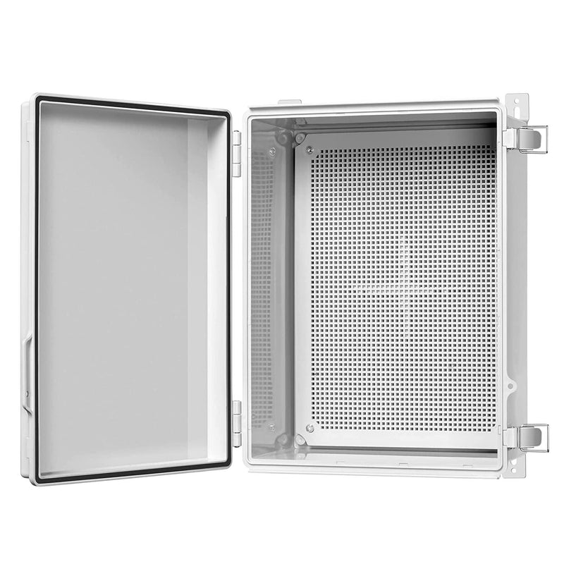 Outdoor Electrical Junction Box - High Security Waterproof Stainless Steel  Box Universal ABS Junction Box Electric Project Enclosure IP67 Waterproof  Junction Box Hinged Clear Cover 