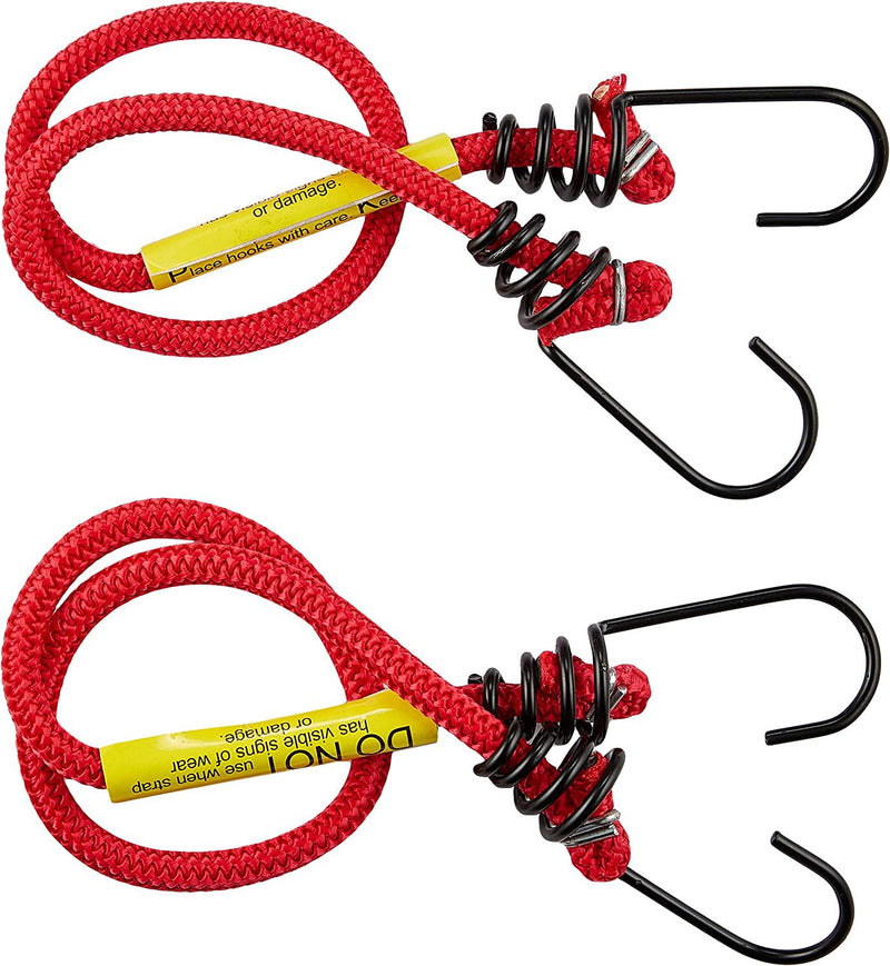 Gripwell PA72526 Metal Hook Bungee Cord 2 Pieces Set, 8 mm x 60 cm Size