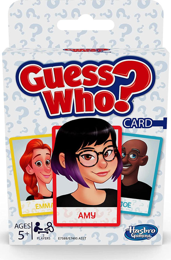 Guess Who Card Game - the Original Guessing Board Game with a Twist - 2 Player - Board Games and Toys for Kids, Boys, Girls - Ages 5+