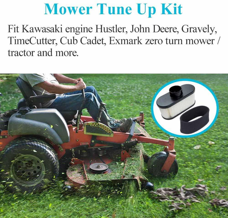 KAWASAKI Engine Air Filter Change easy tutorial FR691V 11013-0752 how to  service zero turn mower 