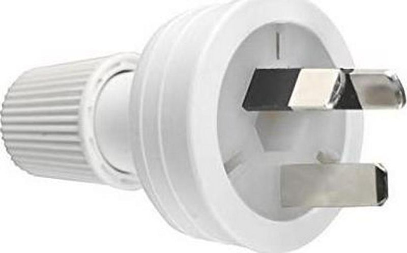 HPM CD100LWE 3 Pin PVC Plug Top, White 11653044