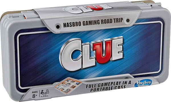 Hasbro Cluedo - Road Trip Edition - Portable Detective Game - Compact and Convenient Case - Guess Who, What and Where - Family Boards Games and Toys for Kids - Boys and Girls - Ages 8plus