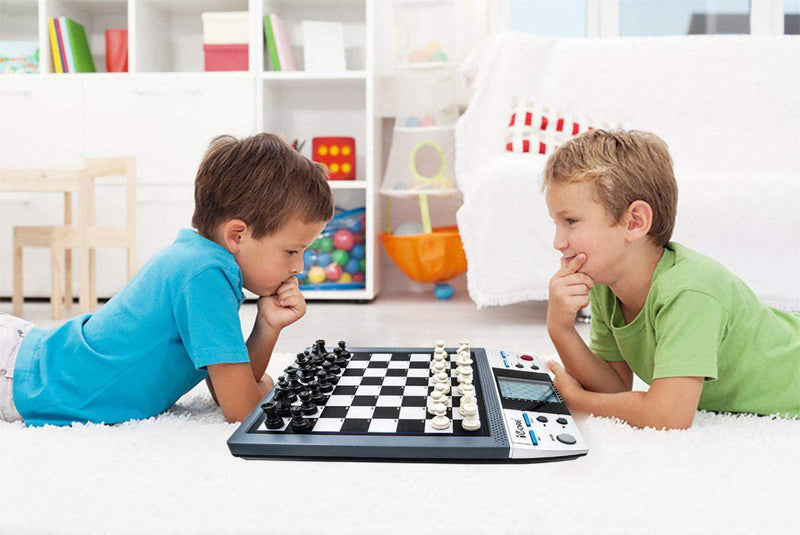 iCore Magnet Chess Sets Board Game, Electronics Travel Talking Checkers  Master Pro 8 in 1, Portable Chessboard Tournament for Kids and Adults 