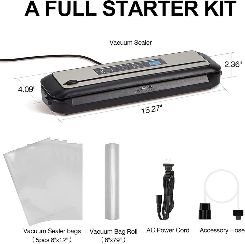 Inkbird Vacuum Sealer Machine with Starter Kit Review & User Manual 