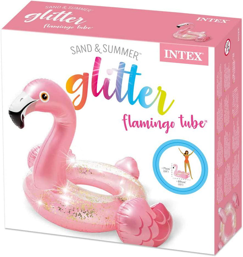 Intex Glitter Flamingo Tube Glitter Flamingo Tube, Pink