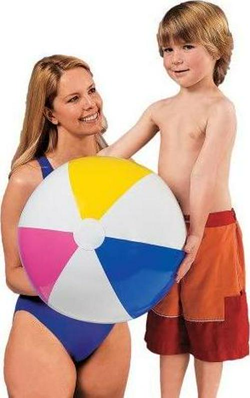 Intex Inflatable Beach Ball Assorted Colors 24 59030EP (2-Pack)