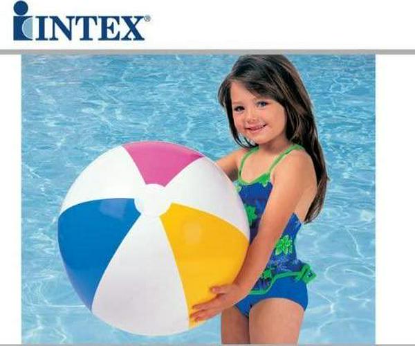 Intex Inflatable Beach Ball Assorted Colors 24 59030EP (2-Pack)