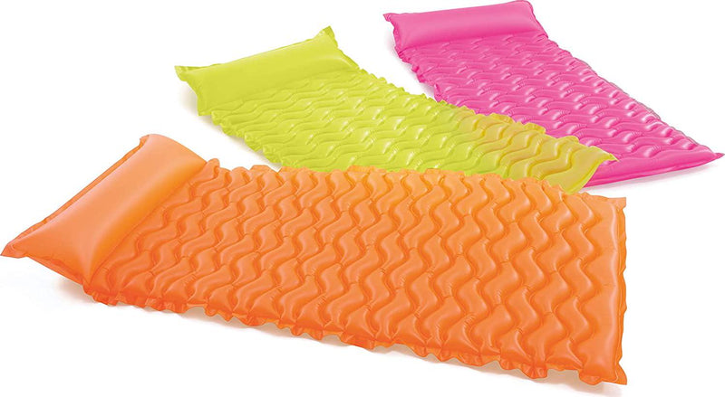 Intex Wave Mats, Orange, Yellow, Pink