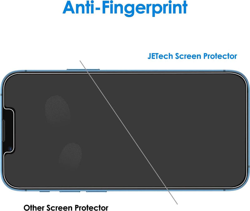 JETech Screen Protector and Camera Lens Protector Compatible with iPhone 13  6.1-Inch (Not for iPhone 13 Pro) with Easy-Installation Tool, Tempered  Glass Film, 2-Pack Each 