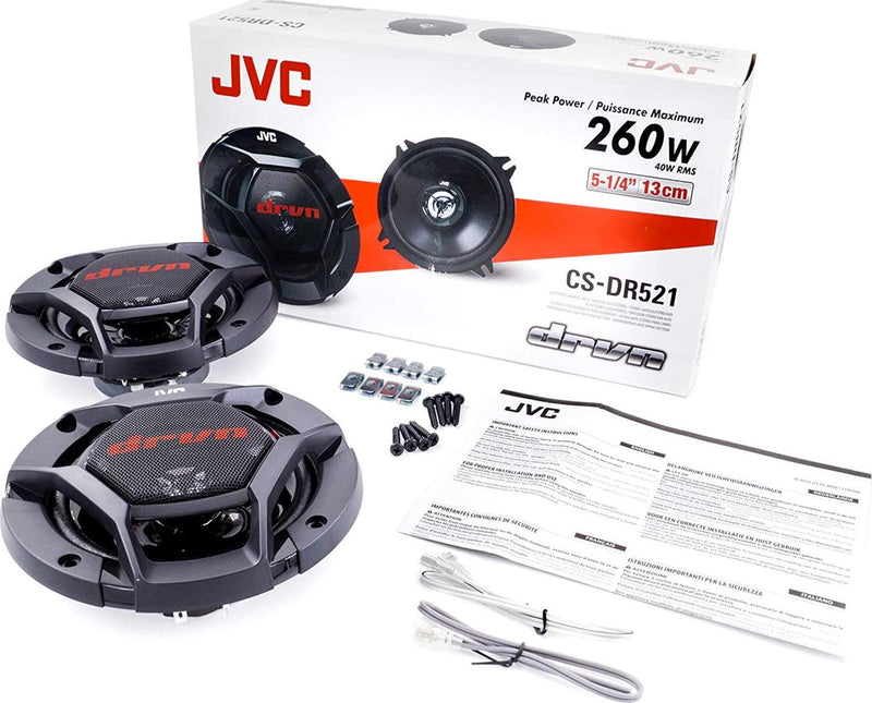 JVC CS-DR521 5-1/4 2-Way Speakers