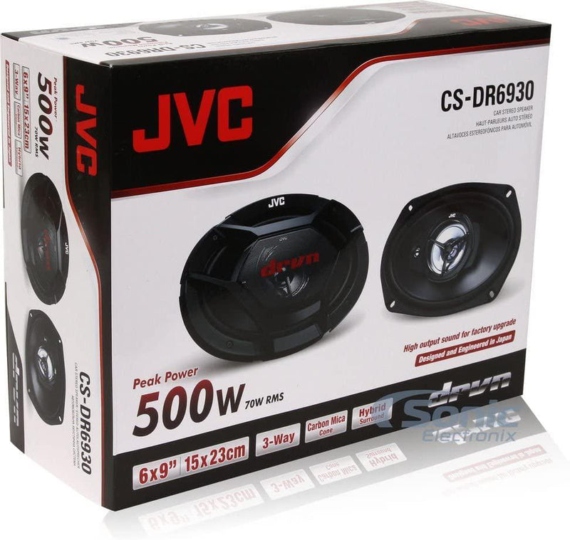 JVC CS-DR6930 3-Way Coaxial Car Speaker 6 X 9