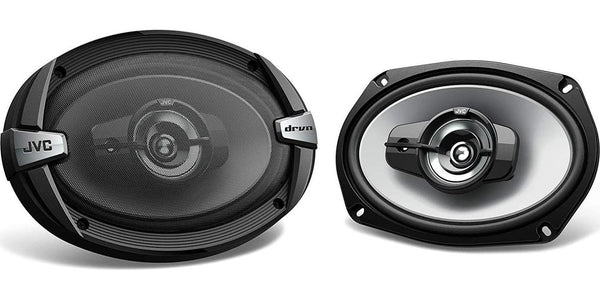JVC CS-DR693 drvn DR Series Coaxial Speakers (6 x 9 , 500 Watts Max, 3 Way)