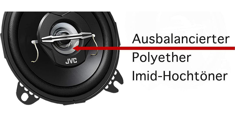 JVC CS J420X 10Â cm 2-Way Coaxial SpeakerÂ Â Black
