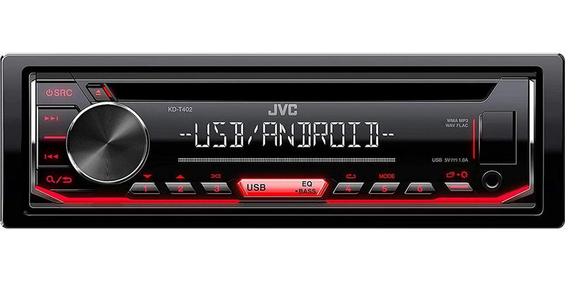 JVC KDT402 Rotary Control USB, Aux in CD Tuner