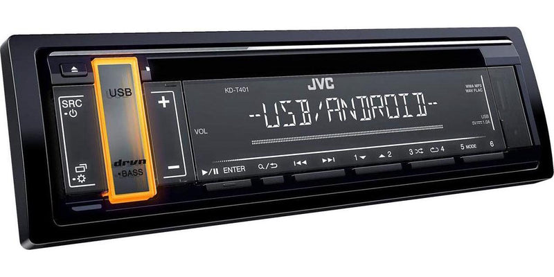 JVC KD-T401 CD Tuner with Aux and USB