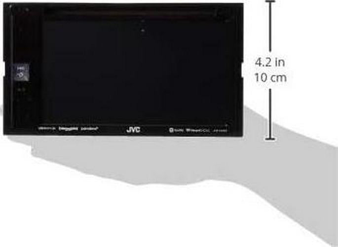 JVC KW-V25BT 6.2 WVGA Clear Resistive Touch Monitor/Bluetooth / 13-Band EQ