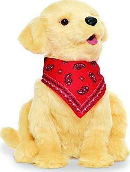 Joy For All - Golden Pup Companion inc Bandanna interactive plush pet