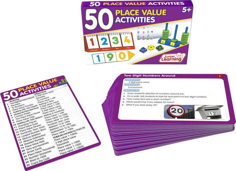 Junior Learning 50 Place Value Activities
