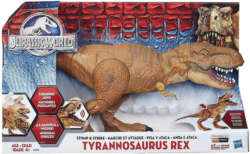 Jurassic World, Stomp and Stike Tyrannosaurus Rex T- Rex Action Figure