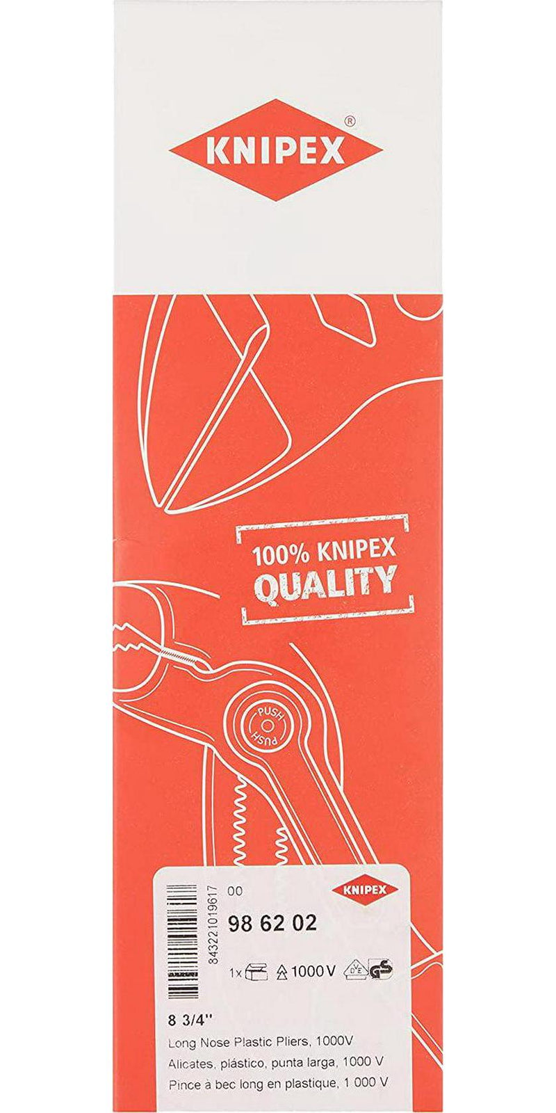  Knipex Tools, 9K 00 80 94, set de 4 alicates: de punta