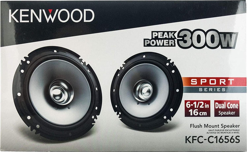 Kenwood 6 1/2 Automotive Speaker 6 1/2 Dual Cone Automotive Speaker (KFC-C1656S)