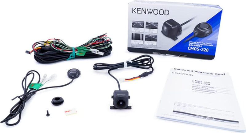 Kenwood Car Audio CMOS-320 Rear View Camera , Black