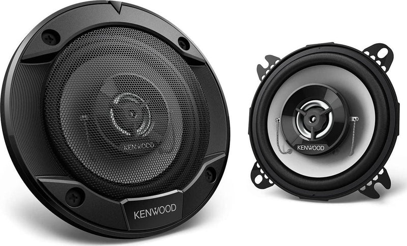 Kenwood Car Audio KFC-S1066 Stage Sound Series 10cm Flush Mount 2-Way 2-Speaker System 220w, Black