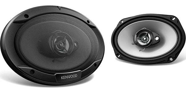 Kenwood Elliptic Speakers 3-Way 15Â x 23Â cm Black