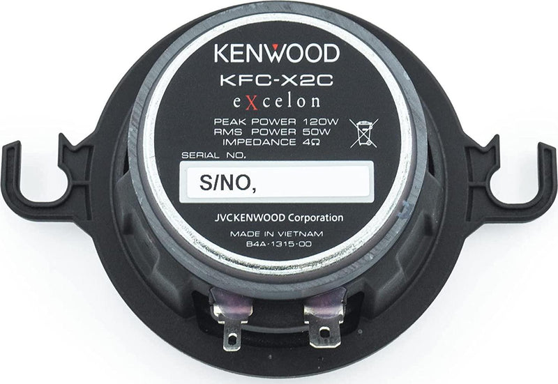 Kenwood Excelon KFC-X2C 2.75 Mid Range for Toyata/Chevrolet/Others 50 RMS Max Power (Pair)